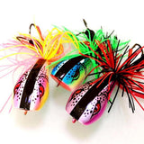 Maxbell Maxbell Carbon Steel Thunder Frog Fishing Lure Sequins  Blue