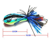 Maxbell Maxbell Carbon Steel Thunder Frog Fishing Lure Sequins  Blue