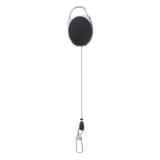 Maxbell Maxbell Nylon Rope Pull Ring Retractable Key Chain Recoil Keyring Heavy Duty Steel