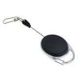 Maxbell Maxbell Nylon Rope Pull Ring Retractable Key Chain Recoil Keyring Heavy Duty Steel