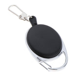 Maxbell Maxbell Nylon Rope Pull Ring Retractable Key Chain Recoil Keyring Heavy Duty Steel