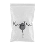 Maxbell Maxbell Nylon Rope Pull Ring Retractable Key Chain Recoil Keyring Heavy Duty Steel