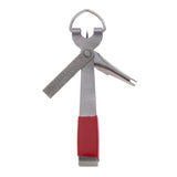 Maxbell Maxbell 1 Set 4 In 1 Quick Knot Tying Tool Fishing Clippers Silver