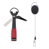 Maxbell Maxbell 1 Set 4 In 1 Quick Knot Tying Tool Fishing Clippers Red