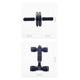 Maxbell Maxbell Muscle Trainer Ab Wheel Roller Hand Grip Knee Pad Training Workout 6Pcs