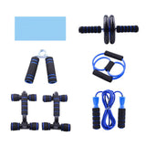 Maxbell Maxbell Muscle Trainer Ab Wheel Roller Hand Grip Knee Pad Training Workout 6Pcs
