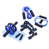 Maxbell Maxbell Muscle Trainer Ab Wheel Roller Hand Grip Knee Pad Training Workout 6Pcs