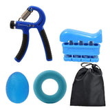 Maxbell Maxbell Hand Grip Gripper Forearm Strengthener Finger Power Exercise Strength Blue