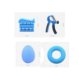 Maxbell Maxbell Hand Grip Gripper Forearm Strengthener Finger Power Exercise Strength Blue