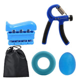 Maxbell Maxbell Hand Grip Gripper Forearm Strengthener Finger Power Exercise Strength Blue