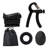Maxbell Maxbell Hand Grip Gripper Forearm Strengthener Finger Power Exercise Strength Black