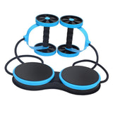 Maxbell Maxbell Functional Ab Roller Pull Rope Ab Trainer Belly Muscle Exerciser Wheel Blue
