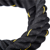 Maxbell Maxbell Fitness Heavy Battle Rope 3meter Weighted Home Gym Full Body Training Yellow