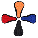 Maxbell Maxbell Bike Bicycle 3D Silicone Saddle Seat Pad Ultra Soft Thickened Gel Cycling Orange