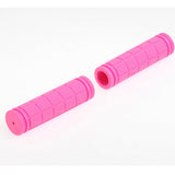 Maxbell 2xAnti-Slip Bike Bicycle MTB Handlebar Grip Soft Rubber Bar Covers Pink