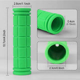 Maxbell 2xAnti-Slip Bike Bicycle MTB Handlebar Grip Soft Rubber Bar Covers Green