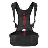 Maxbell Maxbell Posture Corrector Back Brace Clavicle Shoulder Belt Support Black XL