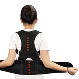 Maxbell Maxbell Posture Corrector Back Brace Clavicle Shoulder Belt Support Black XL