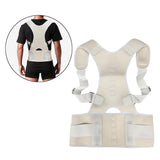 Maxbell Maxbell Posture Corrector Back Brace Clavicle Shoulder Belt Support White 2XL