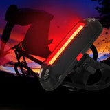 Maxbell Maxbell USB Rechargeable Front Rear Light Safety Strobe Flash Lights Red White Light