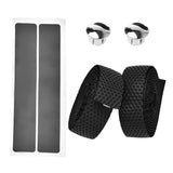 Maxbell Maxbell Soft Bike Handlebar Tape with Bar End Plugs Outdoor Sports Non-slip Black