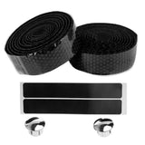 Maxbell Maxbell Soft Bike Handlebar Tape with Bar End Plugs Outdoor Sports Non-slip Black
