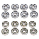 Maxbell 3x8 Pieces Pro Skateboard Bearings Chrome Steel