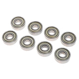 Maxbell 2x8 Pieces Pro Skateboard Bearings Chrome Steel