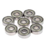 Maxbell 2x8 Pieces Pro Skateboard Bearings Chrome Steel