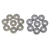 Maxbell 4x8 Pieces Pro Skateboard Bearings Chrome Steel