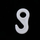 Maxbell 3x10Pcs/set Fasten Hook for Tent Awning Tie Rope Bungee Cord End 3.6cm White