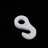 Maxbell 3x10Pcs/set Fasten Hook for Tent Awning Tie Rope Bungee Cord End 3.6cm White