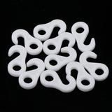 Maxbell 3x10Pcs/set Fasten Hook for Tent Awning Tie Rope Bungee Cord End 3.6cm White