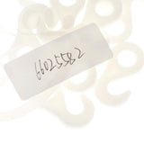 Maxbell 4x10Pcs/set Fasten Hook for Tent Awning Tie Rope Bungee Cord End 3.6cm White