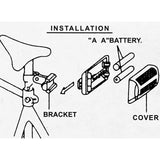 Maxbell 2xBicycle Bike Cycling Led Tail Rear Safety Flash Light Lamp for Mountain Road