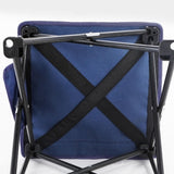 Maxbell Camping Chairs Folding Camping Director Luxury Seat Blue XL