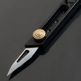 Maxbell 3xMulti Utility Knife Aluminum Retractable Paper Cutting Tool  Black