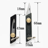 Maxbell 3xMulti Utility Knife Aluminum Retractable Paper Cutting Tool  Black