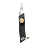 Maxbell 4xMulti Utility Knife Aluminum Retractable Paper Cutting Tool  Black