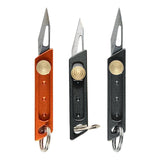 Maxbell 4xMulti Utility Knife Aluminum Retractable Paper Cutting Tool  Black