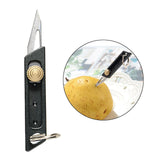 Maxbell 4xMulti Utility Knife Aluminum Retractable Paper Cutting Tool  Black