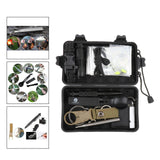 Maxbell 12 in 1 Outdoor Survival Kits Emergency Tools Backpacking Camping SOS Gear - Aladdin Shoppers