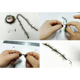 Maxbell 3x65lb Seaweed Carp Rigs Fishing Rig Replacement Fishing Tackle Dark Green
