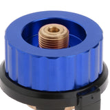 Maxbell 2xGas Tank Adapter Stove Connector Camping Gas Bottle Output Adaptor Black