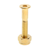 Maxbell 3x8x Longboard Skateboard Wheel Repair Hardware Screws with Wrench 1'' Golden