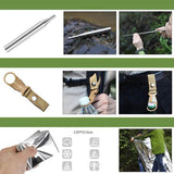 Maxbell Outdoor Survival Kit Tactical Gear Emergency First Aid Supplies Survival Set - Aladdin Shoppers