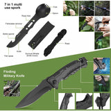 Maxbell Outdoor Survival Kit Tactical Gear Emergency First Aid Supplies Survival Set - Aladdin Shoppers