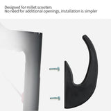 Maxbell 2xFront Hook Hanger for Xiaomi Generation Scooter Skateboard Accessories Black