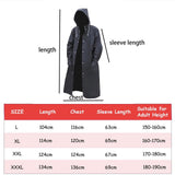 Maxbell 2xReusable Raincoat Womens Mens Poncho Quick-Drying Adult Hiking Rainwear L
