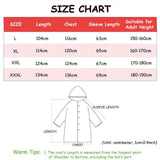 Maxbell 2xReusable Raincoat Womens Mens Poncho Quick-Drying Adult Hiking Rainwear XL